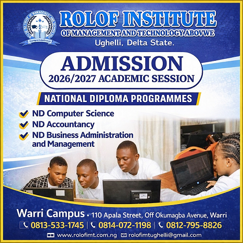 Rolof IMT 2026 Admission
